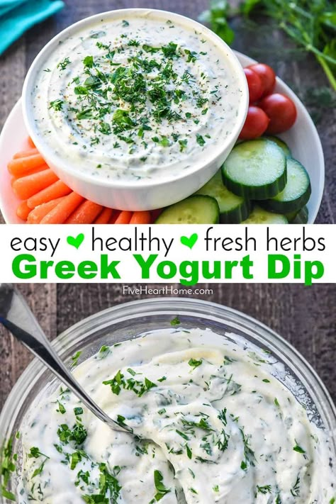 Healthy Greek Yogurt Dip, Greek Yogurt Veggie Dip, Greek Yogurt Dip, Make Greek Yogurt, Greek Yogurt Dips, Healthy Greek Yogurt, Greek Yogurt Recipes, Healthy Dips, Yogurt Dip