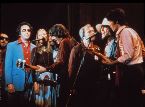 Widely regarded as one of the best rock docs of all time, Martin Scorcese's The Last Waltz is the treasured account of The Band's very last performance on Thanksgiving 1976 (with cameos from Joni Mitchell, Emmylou Harris, Bob Dylan, Ringo Starr, Van Morrison, Eric Clapton, and more.) And the bells ring on...   - ELLE.com Rick Danko, The Staple Singers, Sam Shepard, Best New Movies, The Last Waltz, Robbie Robertson, Music Documentaries, Blue Oyster Cult, Van Morrison