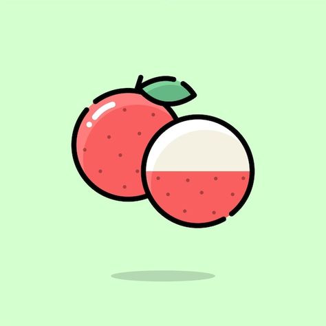 Lychee Drawing, Lychee Illustration, Ice Drink, Lychee Fruit, Ball Ideas, Drinks Packaging Design, Fruits Drawing, Food Eating, Asmr Food