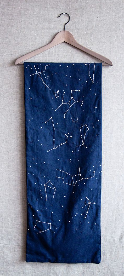 Outer Space Crafts For Kids: Moon & Star DIYs – SheKnows Outer Space Crafts, French Knot Embroidery, French Knots, French Knot, Design Sponge, The Night Sky, Space Crafts, Embroidery Inspiration, Outer Space