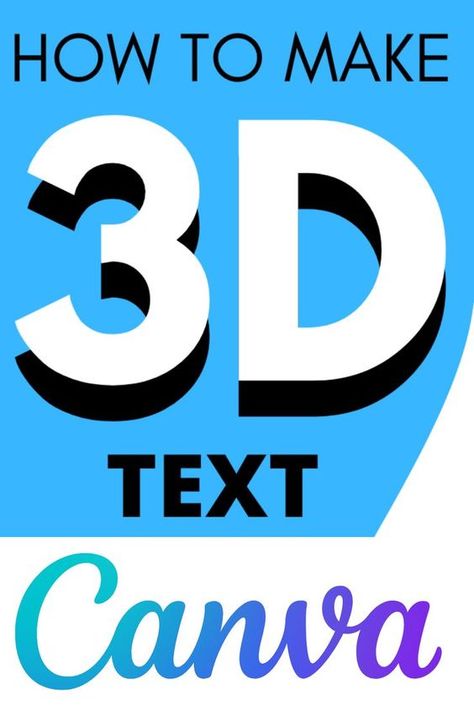 3d Letters Canva, H Font Letter Design, Canva Learning, Computer Classroom, Cricut Videos, Canva Tutorials, Canva Font, Canva Tips, 3d Words