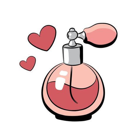 Hand drawn perfume bottle vector illustr... | Premium Vector #Freepik #vector #heart #love #fashion #cartoon Cartoon Perfume Bottle, Perfume Bottle Drawing, Perfume Cartoon, Perfume Tattoo, Cute Perfume Bottles, Perfume Clipart, Perfume Artwork, Perfume Drawing, Perfume Illustration