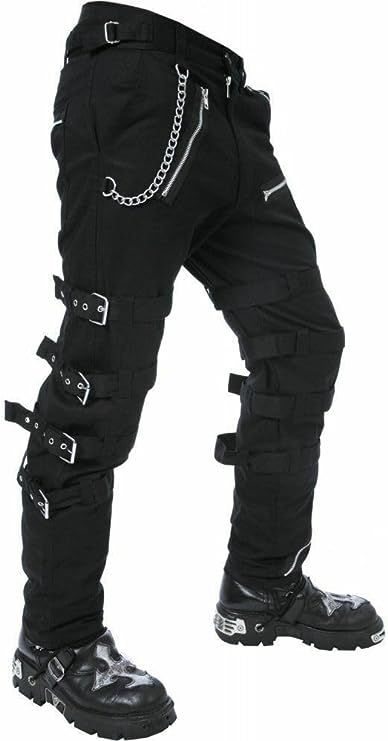 Gothic Trousers, Tripp Pants, Goth Rave, Gothic Clothes, Black Goth, Emo Outfits, Estilo Punk, Punk Outfits