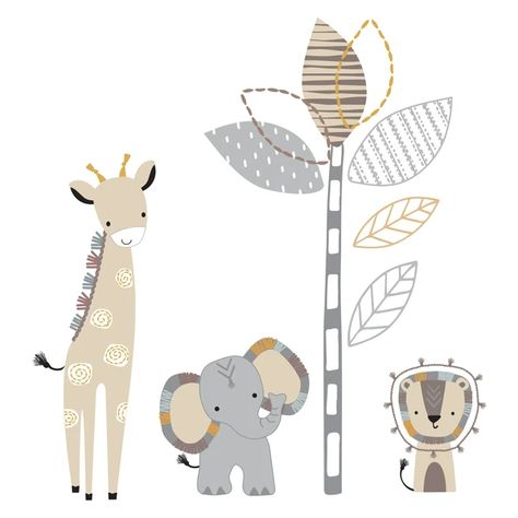 Jungle Safari Wall Decals Safari Baby Blanket, Baby Jungle Animals, Lambs & Ivy, Baby Crib Bedding Sets, Giraffe Nursery, Crib Skirt, Baby Crib Bedding, Baby Room Design, Baby Bedding Sets