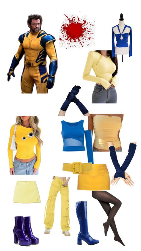 Wolverine Halloween Costume, Marvel Halloween Costumes, Wolverine Costume, Disney Duos, Duo Costumes, Bff Halloween Costumes, Trendy Halloween Costumes, Group Costumes