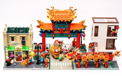 Happy Lunar New Year! | I felt inspired by LEGO's Chinese Ne… | Flickr Asian Buildings, Brick Inspiration, Lego Ninjago City, Beast Friends, Lego Houses, Lego Army, Lego Lovers, Lego Modular, Lego Robot