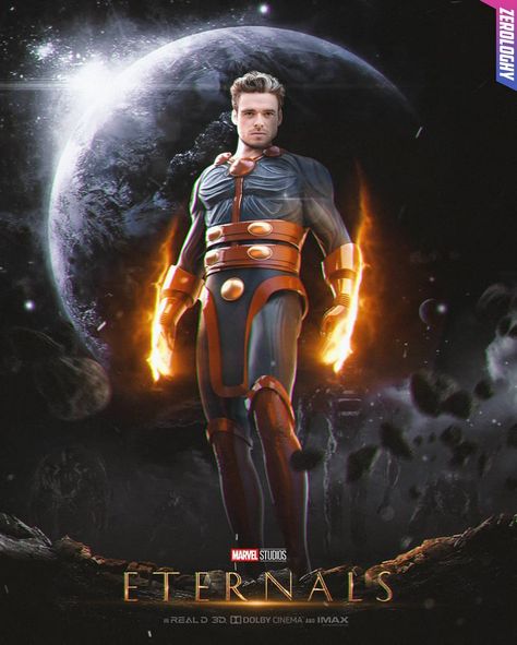 The Eternals, Super Human, Phase 4, Richard Madden, Kit Harington, Marvel Comic Universe, Marvel Entertainment, Marvel Series, Marvel Films