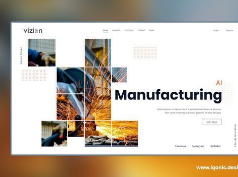 Industrial Presentation Design, Hero Website Design, Manufacturing Website Design, Industrial Web Design, Industrial Website Design, Manufacturing Factory Design, Corporate Web Design, Corporate Website Design, Ppt Template Design