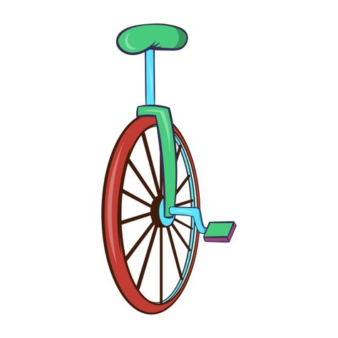 Unicycle Drawing, Cartoon Bicycle, Cartoon Png Transparent, Shoes Vector, One Wheel, Paris Illustration, Coffee Vector, Cartoon Png, Single Line Drawing