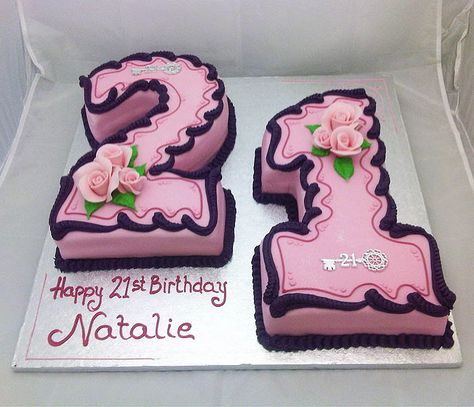 Birthday Cake Fancy, Number Shaped Cakes, Number 2 Cake, Birthday Cake For Daughter, 21st Birthday Cake Ideas, Fancy Birthday Cakes, Cake Fancy, Number Birthday Cakes, Fancy Birthday