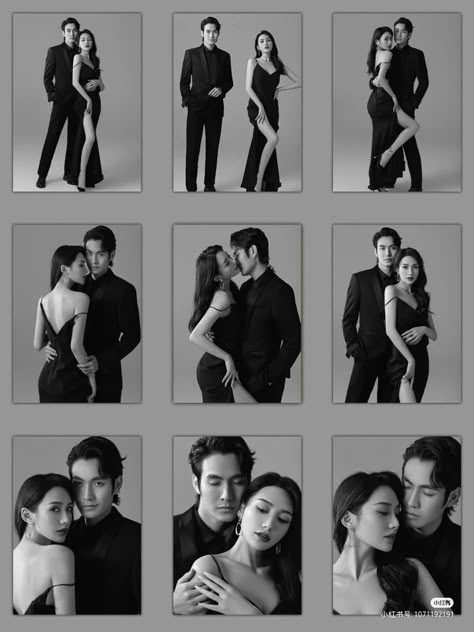 Modeling Poses For Couples, Wedding Couples Photography Posing Ideas, Dramatic Couples Photoshoot, Couple Model Photoshoot Poses, Couple Poses For Fashion Show, Holiday Studio Setup, Vogue Inspo Photoshoot, Romantic Pre Wedding Photoshoot, Korean Couple Photoshoot Aesthetic