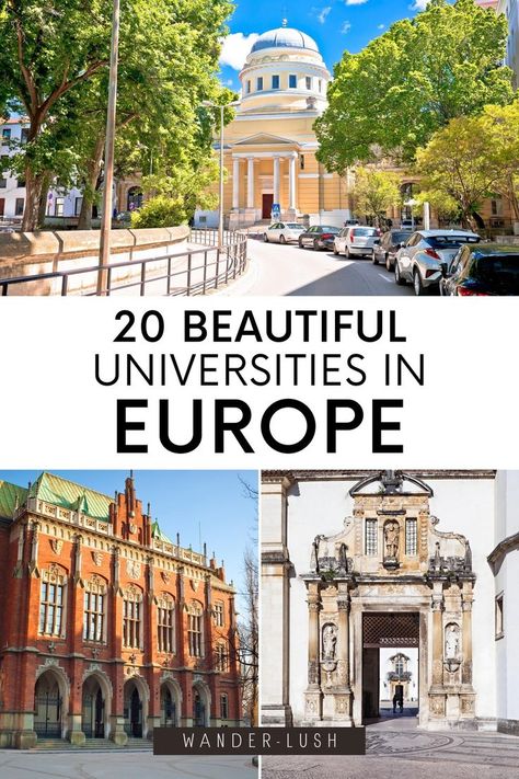 Best University In The World, Beautiful Universities, Europe University, European University, Best Universities, International University, Best University, Top Universities, University Campus