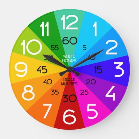 Classroom Clock, Learning Clock, Learn To Tell Time, Gifts For Parents, Teaching Time, Clock For Kids, Cool Clocks, Time Clock, School Room