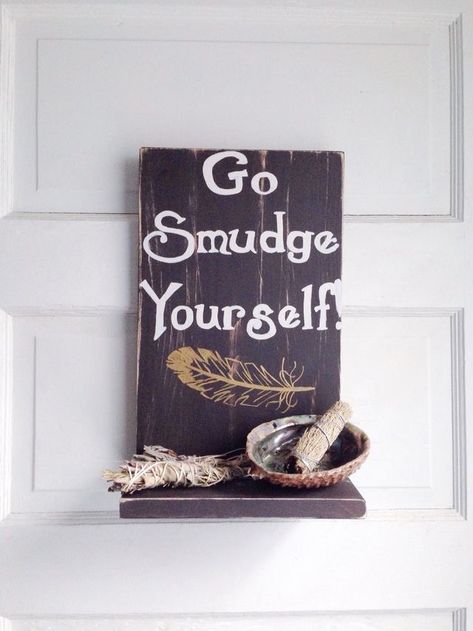 Witchy Apartment, Go Smudge Yourself, Smudge Yourself, Cleanse Your Home, Apartment Design Ideas, Wicca Altar, Wolf Totem, Wiccan Crafts, Pagan Decor