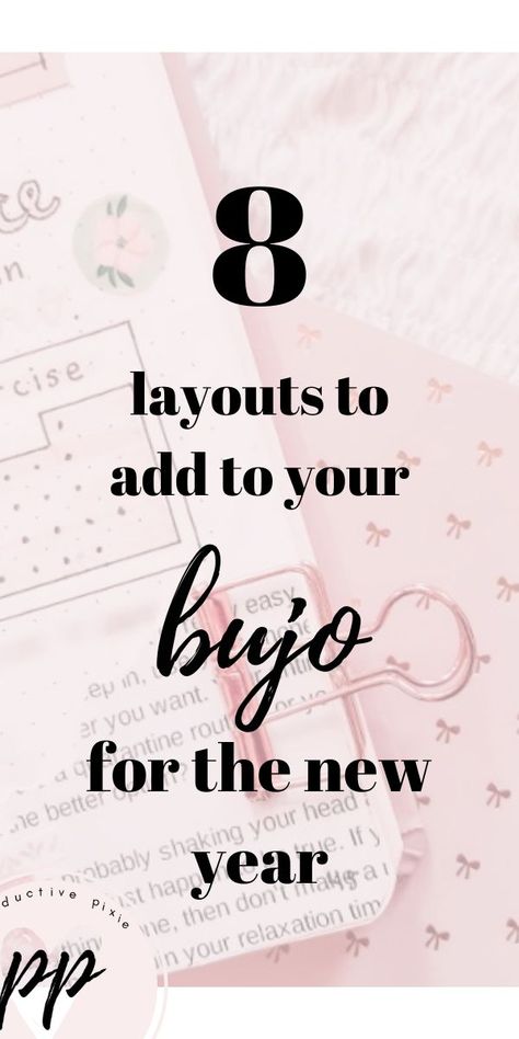 Add these layouts to your bullet journal so you'll be prepared for the new year! Get ready for the new year by adding these layouts to your bullet journal. #bulletjournal #bujo #bulletjournaling Bujo Motivation Page, New Years Planner Layout, Bujo New Year Page Ideas, Bujo New Year Set Up, Bullet Journal Goals Page Layout, Yearly Journal Ideas, New Year Bujo Spread, New Year Journal Page, Bullet Journal New Year Page