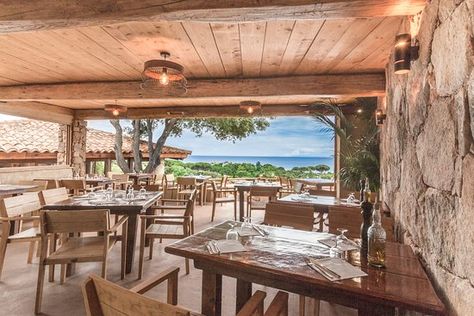 COSTA MARINA, Porto-Vecchio - Restaurant Reviews, Photos & Phone Number - Tripadvisor Porto Vecchio, Order Pizza, Romantic Evening, Good Pizza, Great Restaurants, Rustic Dining Table, Seating Area, Great Places, Beach Vacation