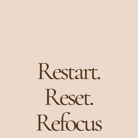 CurVFitness on Instagram: "💥 Restart, reset, refocus 💥 Life is a series of ups and downs, but it's how we respond to the challenges that define us. If you've stumbled along the way, don't be discouraged. Take a moment to collect yourself, recalibrate your mindset, and refocus on what truly matters. Your determination and resilience will pave the way for your success. Let's restart, reset, and refocus together! 🚀🔥 #KeepGoing #curvfitness #motivation #reset #nevergiveup #inspiration" Reset Days Aesthetic, Resilient Aesthetic, Reset Quote, Restarting Life, Refocus Quotes, Restart Quotes, January Reset, 2025 Logo, Prayer Vision Board