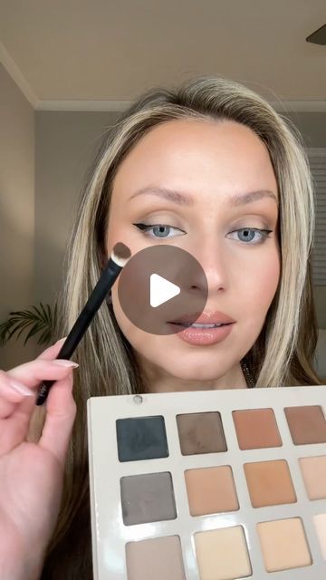 How To Do Smokey Eye, Eye Shadow For Blue Eyes, Eye Shadowing Tutorial, Best Affordable Makeup, Affordable Makeup Brushes, Eye Makeup Tutorials, Eyeshadow Step By Step, Smokey Eye Easy, Feel Powerful