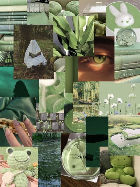 Green Color Mood Board, Mood Boards Green, Vision Mood Board, Green Mood Board, Cherry Print Dress, Kobe Bryant Pictures, Green Colour Palette, Concept Board, Green Theme