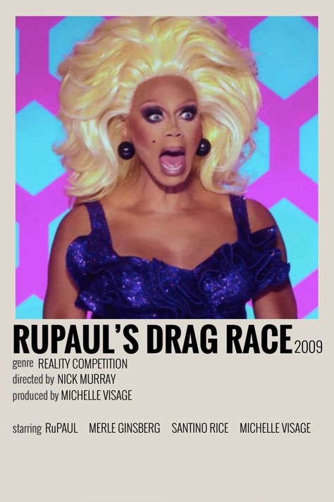 Rupauls Drag Race Poster, Rupaul Drag Race, Polaroid Posters, Print Outs, Polaroid Poster, Rupauls Drag Race, Rupaul, Drag Race, Minimalist Poster