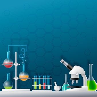 Creative realistic science lab illustrated Cool Powerpoint Backgrounds, Papan Tulis Kapur, Science Lab Decorations, Lab Decorations, Chemistry Art, Science Anchor Charts, Science Icons, Science Equipment, Science Birthday