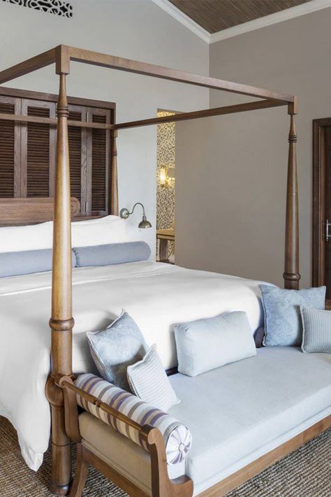 Enjoy a bouncy 4 poster bed at St Regis, Mauritius Mauritius Resorts, 4 Poster Bed, Mauritius Holiday, 4 Poster Beds, Four Poster Bed, Four Poster, Jw Marriott, Poster Bed, St Regis