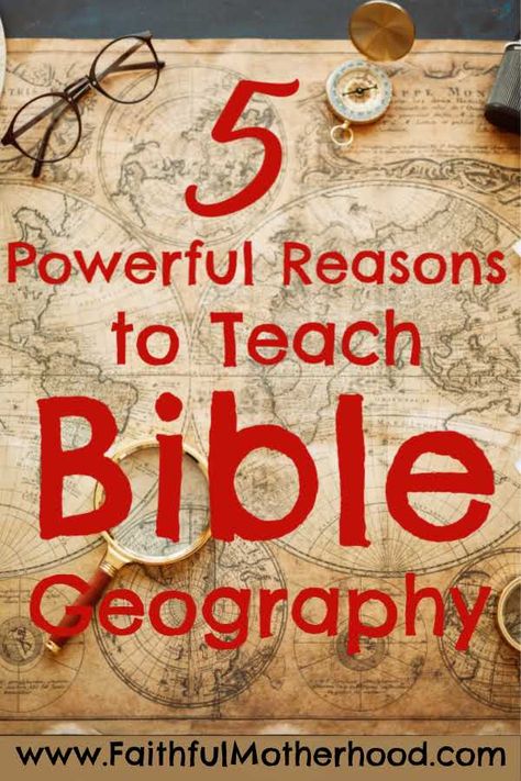 Deepen your child's faith by teaching them Bible geography. Easy, simple advice to help them find the real places of the Bible! Biblical geography is a powerful skill. Equip yourself and your child today. #christianparenting Classical Education Homeschool, Teen Bible Study, Classical Homeschool, Studying The Bible, Family Bible Study, Biblical Parenting, Bible Mapping, Raising Godly Children, Homeschool Education