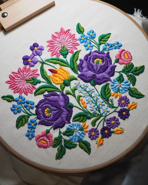 This is a Hungarian-style hand-drawn design, which is drow and design by myself. -This is a pattern for the hand embroidery. -You can embroider this pattern on dresses, skirts, trousers, pillowcases, bags or anywhere you like. -You can print the pattern any size you wish #hungarianembroidery #hungaryembroidery #smallbusiness #handembroidery Hungarian Embroidery Pattern, Hungarian Embroidery, Chinese Embroidery, By Myself, Hand Drawn Design, The Hand, Embroidery Pattern, A Pattern, Embroidery Patterns