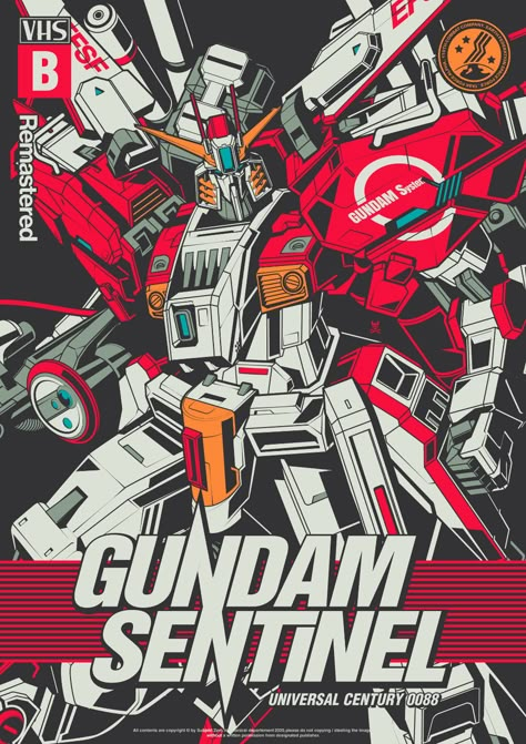 ArtStation - EXS-Gundam (G. Sentinel), Aditya Permadi Transformers Poster, Gundam Head, Japan Graphic Design, Gundam Wallpapers, Extremely Funny, Graphic Poster Art, Anime Tshirt, Arte Cyberpunk, Gundam Art