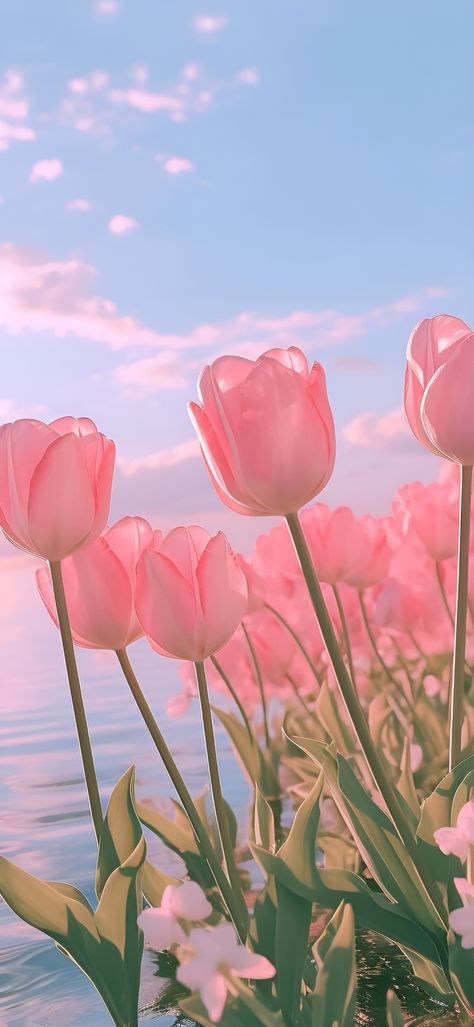 Aesthetic Tulips, Pretty Flowers Pictures, Photo Rose, Lovely Flowers Wallpaper, Floral Wallpaper Phone, Flower Wallpapers, Nothing But Flowers, Cute Flower Wallpapers, Wallpaper Nature Flowers