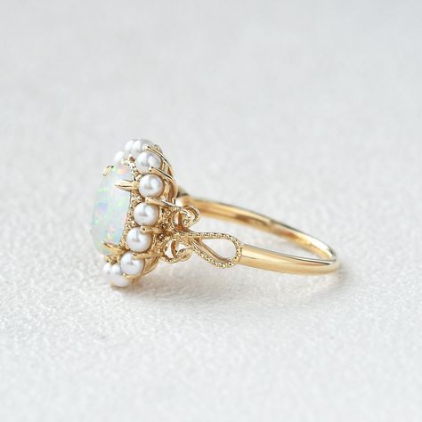 Vintage opal rings