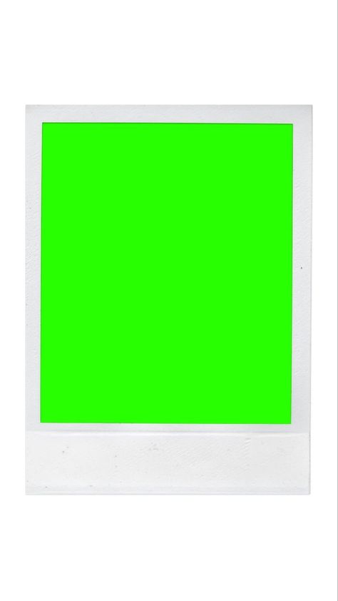 Polaroid Green Screen For Edits, Polaroid Template Green Screen, Polaroid Overlay Green Screen, Green Screen Picture Frame, Frame Aesthetic Green Screen, Green Screen Polaroid, Polaroid Overlay, Png Green Screen, Marco Polaroid