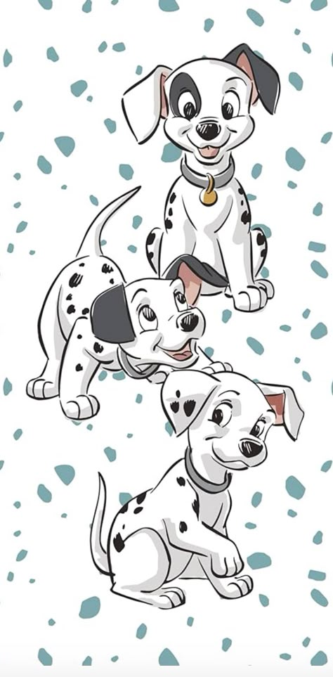 Cute Disney Animals, Disney Babies, Cartoon Drawing Tutorial, 101 Dalmations, Disney 101 Dalmatians, Images Disney, Disney Wall, Disney Images, Disney Wallpapers