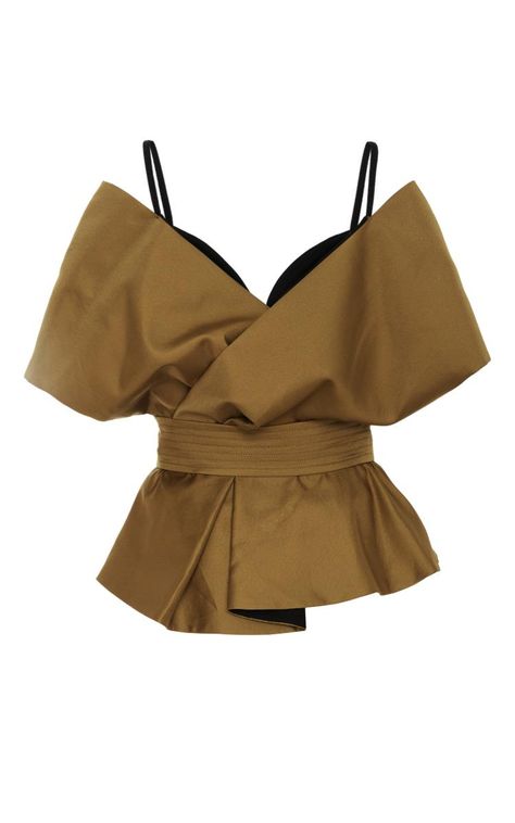 Structuralism, Tops Off Shoulder, Cl Fashion, Bralet Tops, Off The Shoulder Tops, Bodice Top, Shoulder Tops, Brown Top, Bralette Tops