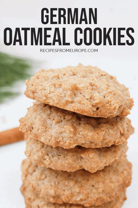 German Oatmeal Cookies (Haferplätzchen)