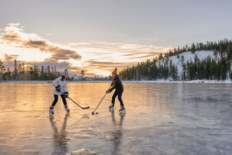 Backyard Rink, Gf Aesthetic, Lakes In California, Red Lake, Cold Weather Activities, Mountain Vacations, Ice Skate, Clear Lake, Frozen Lake