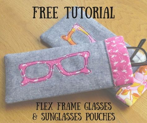 Hello everyone! I hope you’ve had a wonderful weekend. With all the sunshine we’ve been having lately, I thought it was time I shared my Sunglasses Case pattern with you. If you are new to the Sew Ins, Beginner Sewing, Costura Diy, Beginner Sewing Projects Easy, Sewing Projects For Beginners, Diy Couture, Sewing Gifts, Eyeglass Case, Sewing For Beginners