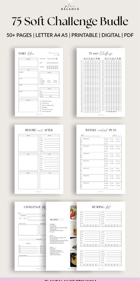 Workout Tracker Printable Workout Tracker Printable Free, Tracker Printable Free, Workout Tracker Printable, Gym Tracker, Gym Planner, 75 Soft Challenge, Soft Challenge, Meal Planner Printable Free, Fitness Tracker Printable