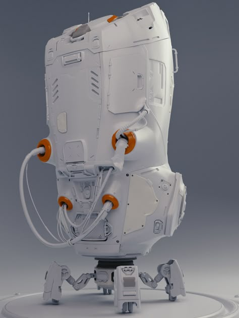 ArtStation - Hard-surface Modeling in Blender - Course Result, Rafael Brum Hard Surface Concept Art, Blender Ideas, Hard Surface Modeling, I Have No Words, Surface Modeling, Industrial Design Sketch, Robot Design, Robots Concept, Art Station