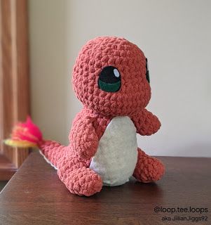 LoopTeeLoops: Giant Charmander Crochet Pattern Charmander Crochet Pattern, Crochet Charmander, Pokemon Crochet, Pokemon Crochet Pattern, Crochet Pokemon, Pokemon Pattern, Bernat Blanket Yarn, Crochet Baby Toys, Crochet Amigurumi Free