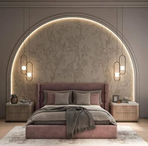 Unique Bedroom Design, Bedroom Interior Design Luxury, Bedroom Door Design, Unique Bedroom, Modern Bedroom Interior, Interior Design Your Home, Luxury Bedroom Design, Bedroom Decor Design, Bed Back