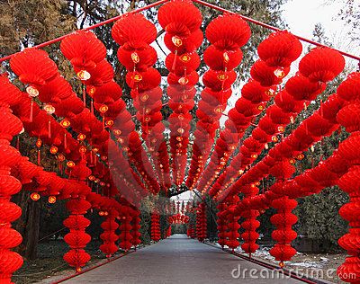 Chinese New Year / Spring Festival Temple Fair Stock Image - Image: 12996261 Chinese Party Decorations, Outdoor Decorations Ideas, Asian Party Decorations, Chinese Theme Parties, Chinese Decorations, Asian Festival, Chinese Wedding Decor, Chinese Party, Chinese Lantern Festival