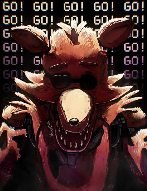 Foxy Fnaf Fanart, Foxy Fanart, Fnaf Aesthetic, Foxy Fnaf, Fnaf Crafts, Bendy Y Boris, Fnaf Jumpscares, Fnaf Foxy, Hyper Fixation