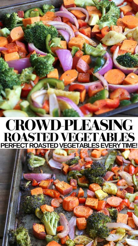 Crowd-Pleasing Roasted Vegetables - The Roasted Root Roasted Veggie Pan, Whole 30 Roasted Vegetables, Paleo Roasted Vegetables, Spring Roasted Vegetables, Whole 30 Vegetable Recipes, Whole 30 Veggie Sides, Whole 30 Vegetables, Roasted Fall Vegetable Recipes, Paleo Vegetables