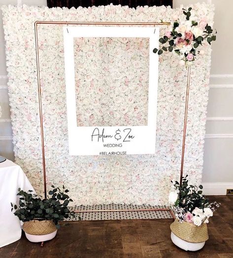 Wedding Expo Booth, Selfie Backdrop, Polaroid Photo Booths, Selfie Frame, Selfie Wall, Christmas Tree Lots, Polaroid Wall, Bridal Expo, Decor Event