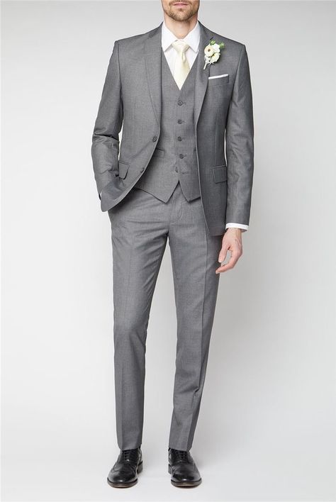 Mens Wedding Attire Grey, Grey Tuxedo Wedding, Wedding Suits Men Grey, Grey Colour Scheme, Mens Suit Trousers, Grey Suit Wedding, Terno Slim, Groomsmen Grey, Grey Tuxedo