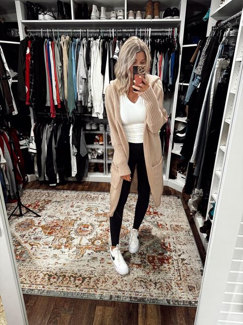 Check out this photo from trishahyde Nike Court Legacy Lift, Court Legacy Lift, Court Outfit, Casual Fall Fashion, Nike Court Legacy, Fall Winter Wardrobe, Autumn Fashion Casual, Nike Outfits, Casual Fall