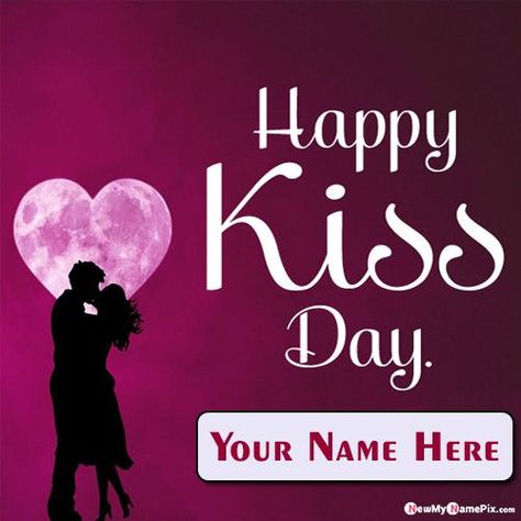 Name Wishes Happy Kiss Day Create Images Customized Wishing Online Download Best 2022 Pictures Free, Make Your Lover, Wife, Husband, Girlfriend, Boyfriend, Name Edit Beautiful Romantic Photo Maker Tools Application, Most Popular Happy Kissing Day Latest Desktop Or Mobile Size Unique Wallpapers Editing Option. Happy Kiss Day Quotes, Kiss Day Messages, Happy Kiss Day Wishes, Happy Kiss Day Images, Message To Your Boyfriend, Kiss Day Quotes, Valentines Quotes For Him, Kiss Day Images, Happy Anniversary Photos