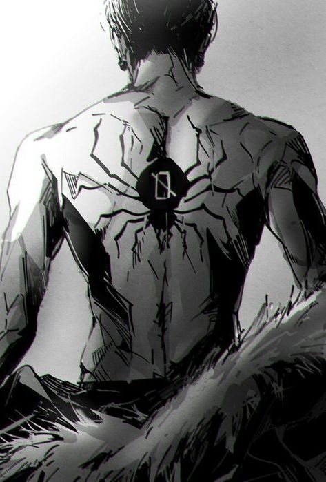 Lucilfer Chrollo, Hisoka Fanart, Hunter Spider, Hunter Tattoo, Gorilla Tattoo, Anime Hunter, Hxh Characters, Spider Tattoo, By Any Means Necessary