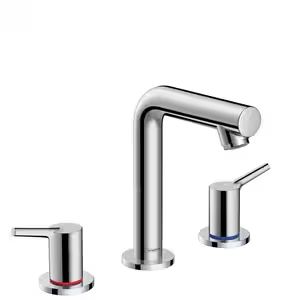 Hansgrohe Talis S Two Handle Widespread Bathroom Sink Faucet in Polished Chrome - 72130001 - Ferguson Hansgrohe Bathroom, Bathroom Faucets Brushed Nickel, Bathroom Faucets Chrome, Plumbing Bathroom, Widespread Bathroom Faucet, Bathroom Collections, Tub Faucet, Basin Mixer, Bathroom Faucet